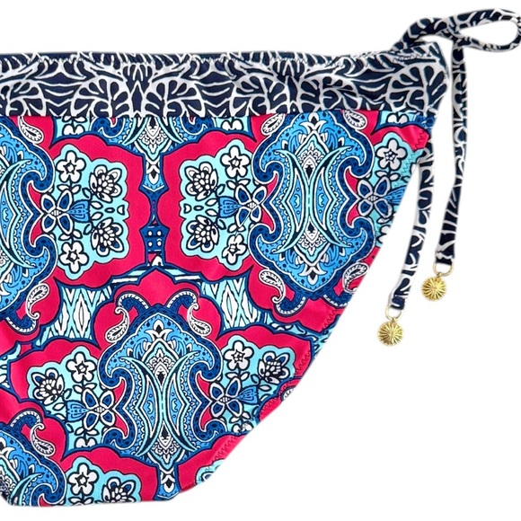 Tommy Bahama Riviera Tile Reversible String Bikini Bottom - Picture 11 of 16